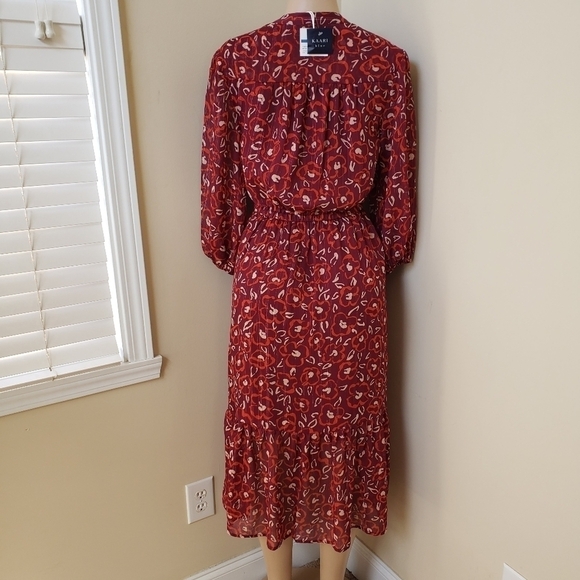 KAARI BLUE Floral Elastic Waistband Midi Dress - Picture 3 of 9